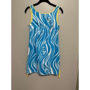Lilly Pulitzer Delia Shift Dress, Joe Fish, Turquoise, Size 0